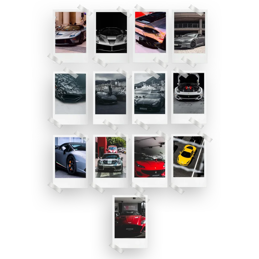 Supercars Prints Set of 13