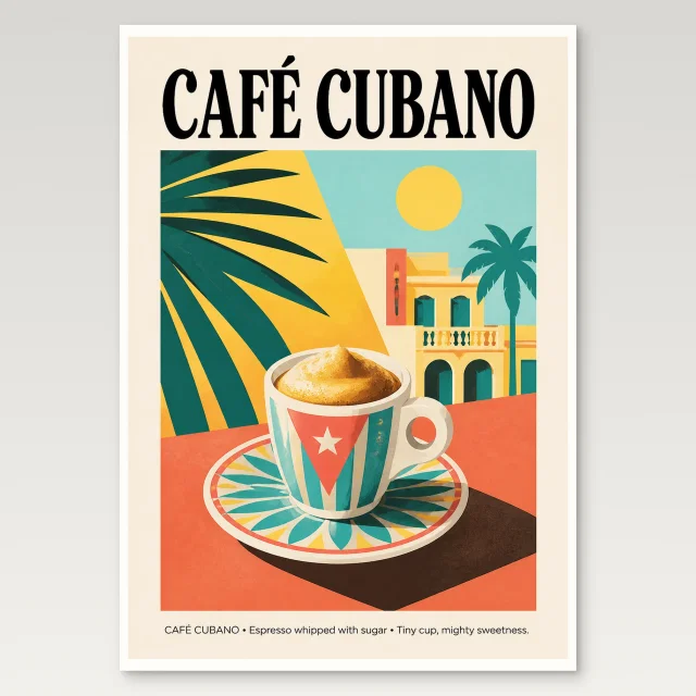 Cafe Cubano Poster