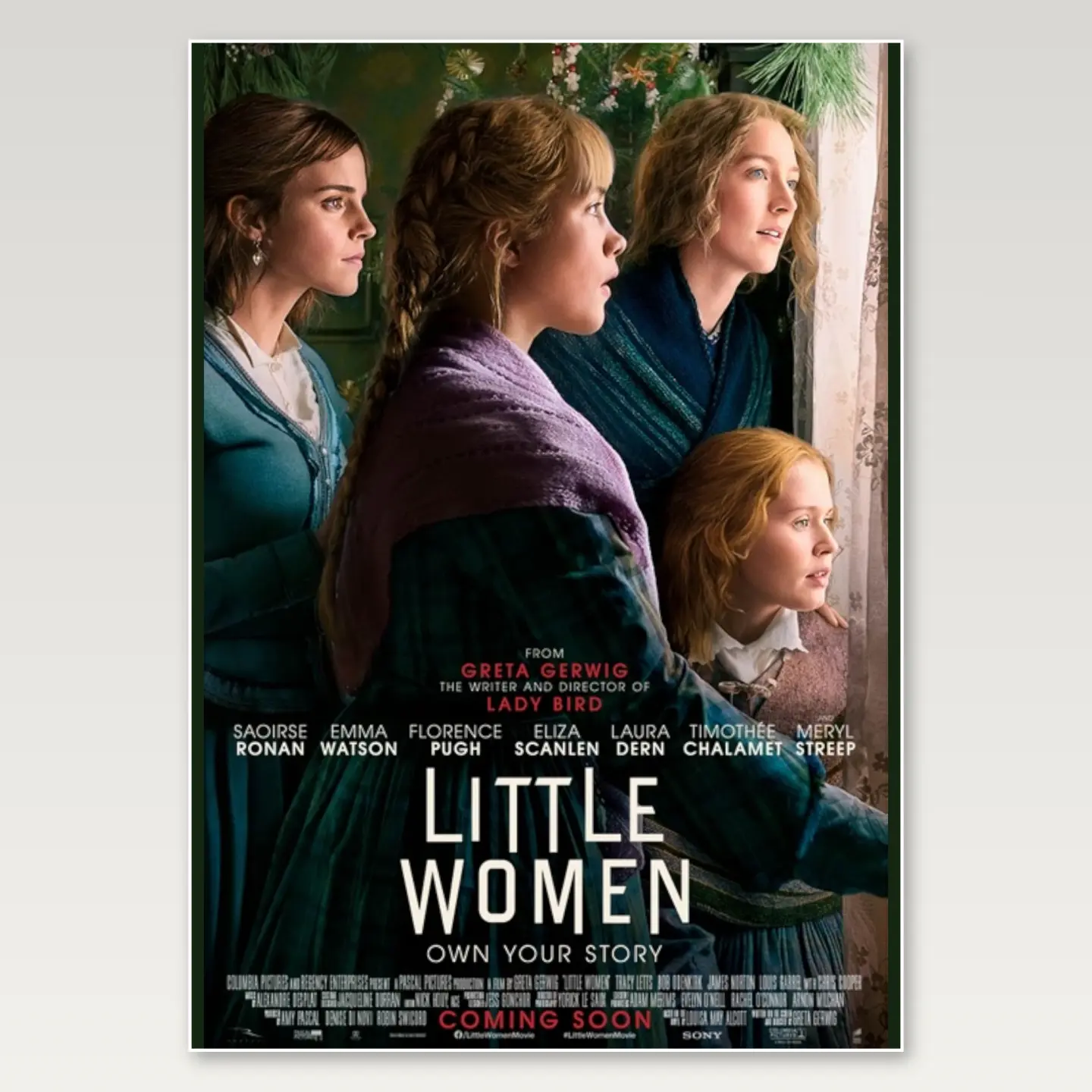Little Women A4 Poster mockup