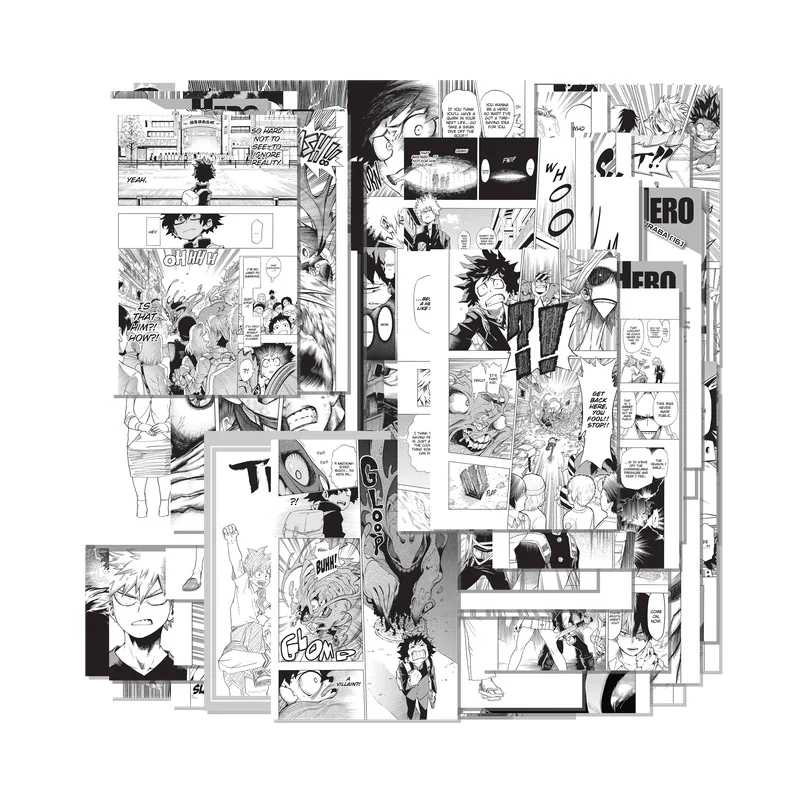 Manga Set of 200 Collage Kit