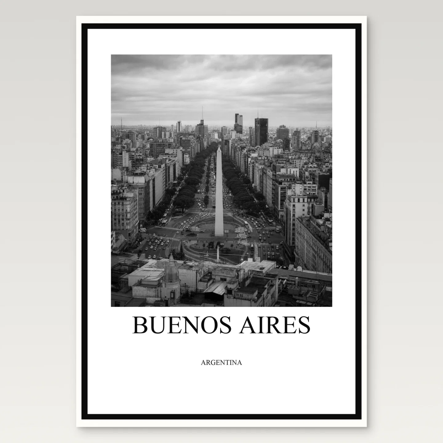 Buenos Aires Poster mockup