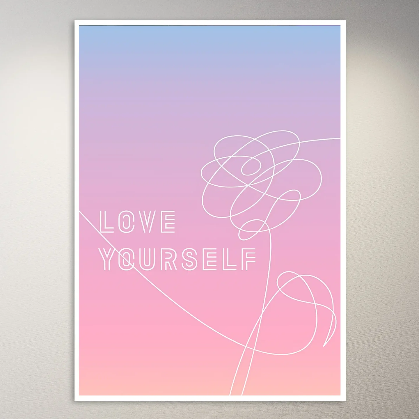 Love Yourself A Pastel Reminder Poster