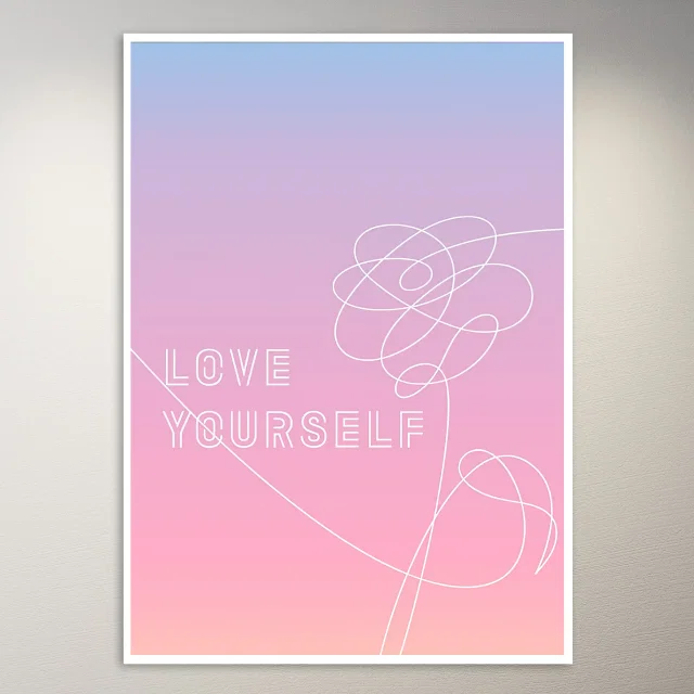 Love Yourself A Pastel Reminder Poster