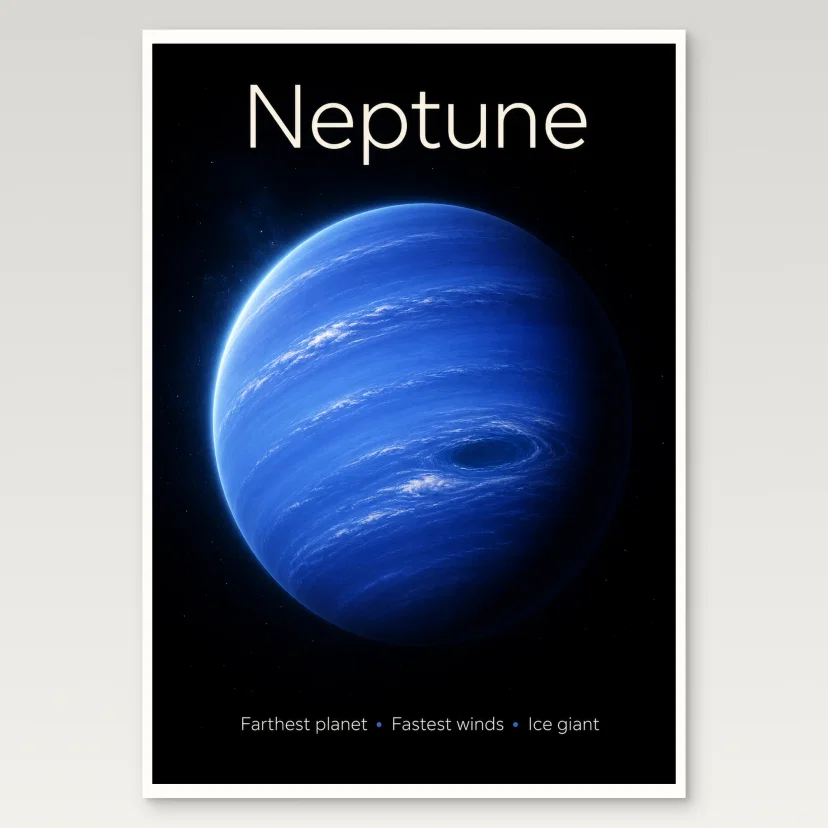 Neptune A4 Poster