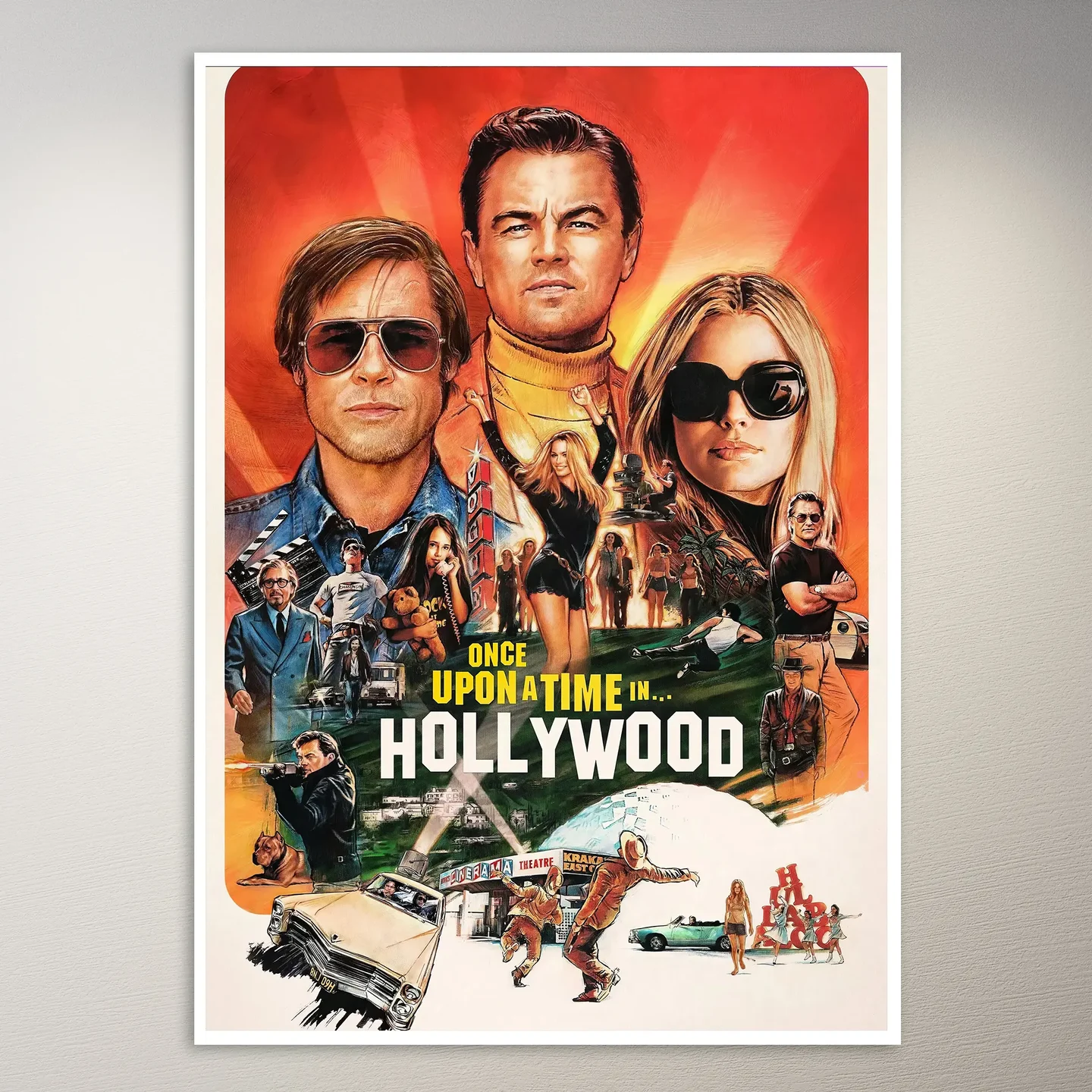 Once Upon a Time in Hollywood Poster