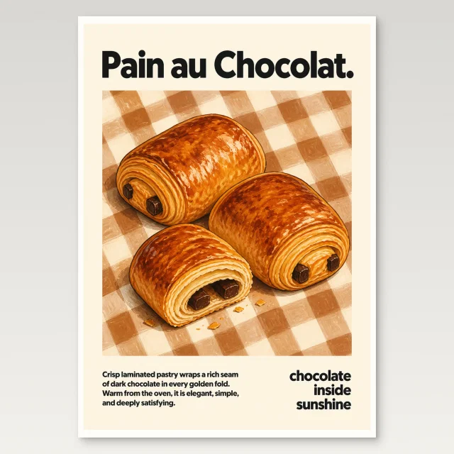 Pain au Chocolat Poster