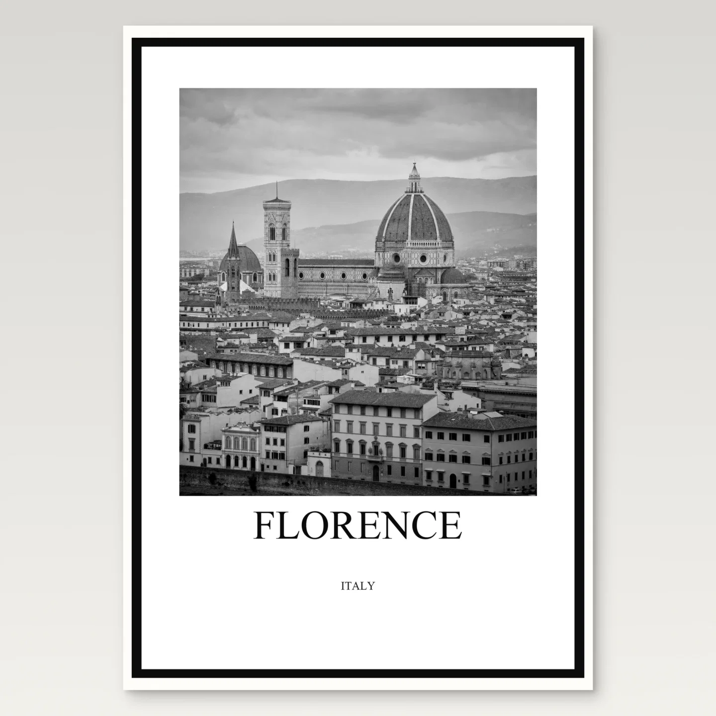 Florence Poster mockup