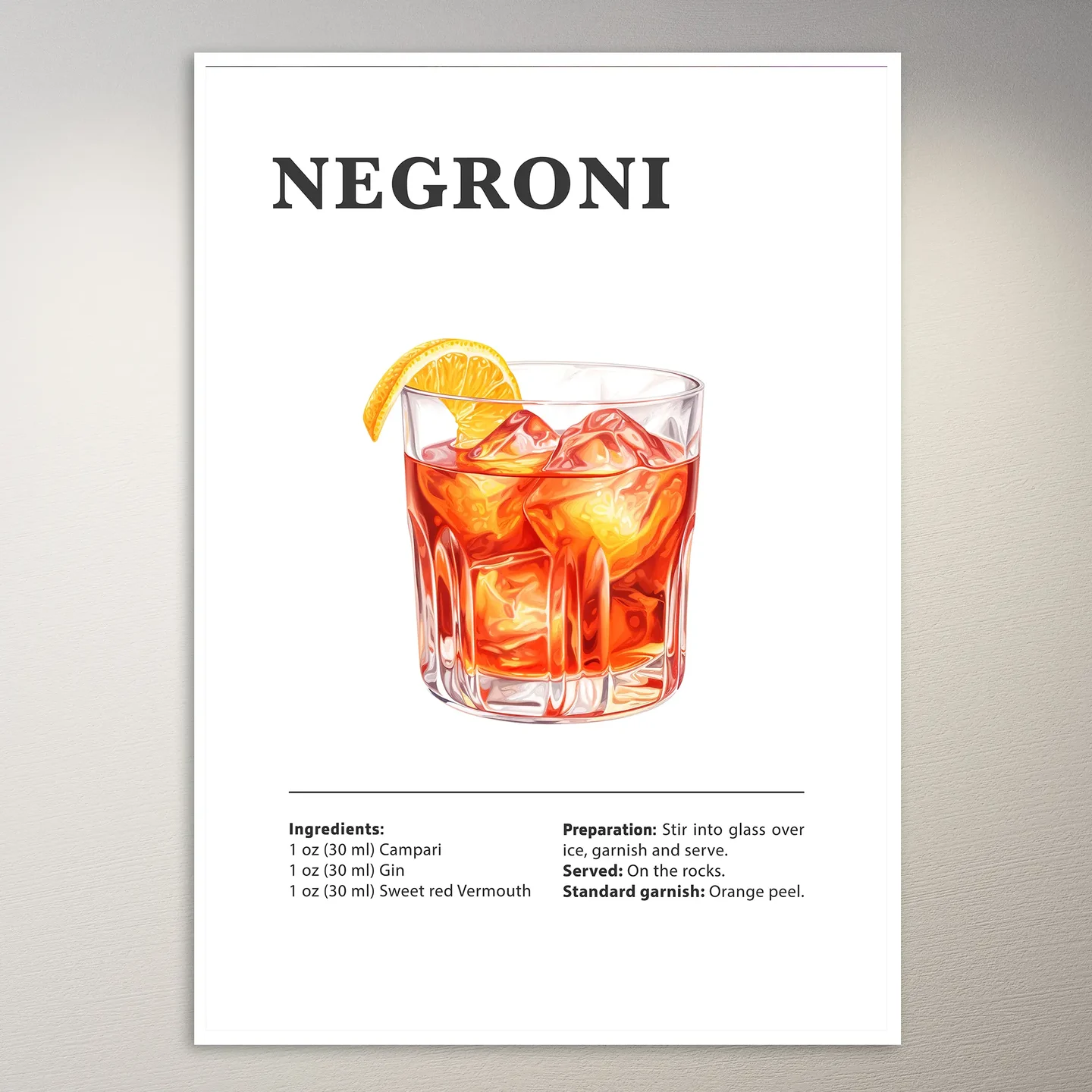 Negroni Poster