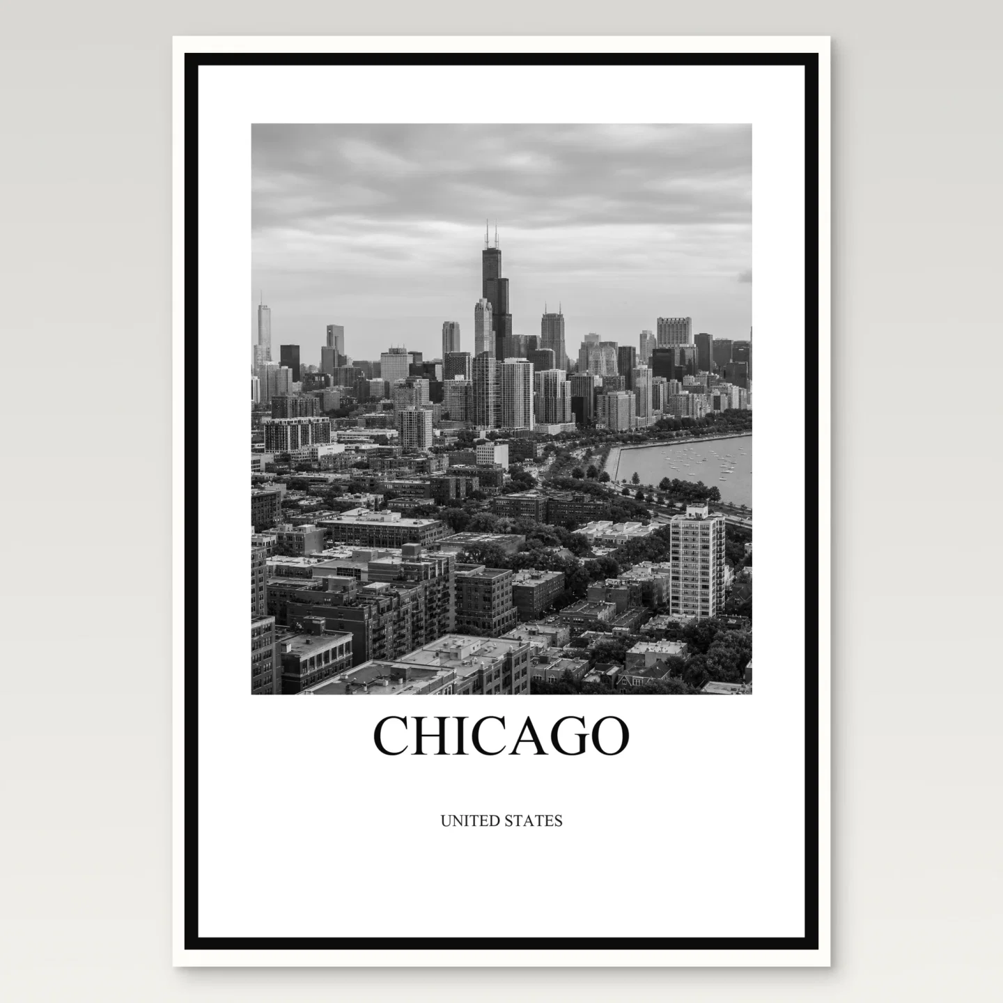Chicago Poster mockup