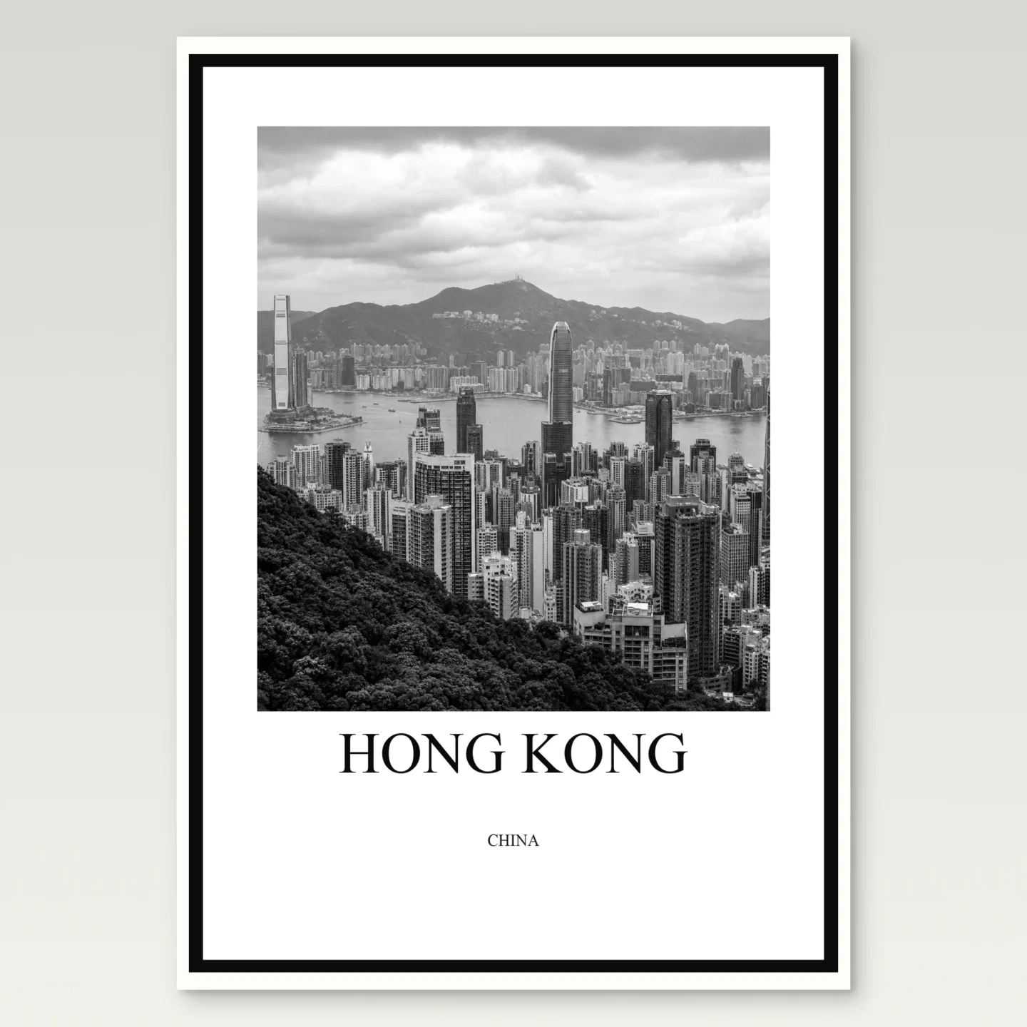 Hong Kong Poster mockup