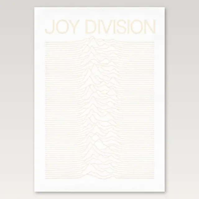 Joy Division Waves A4 Poster