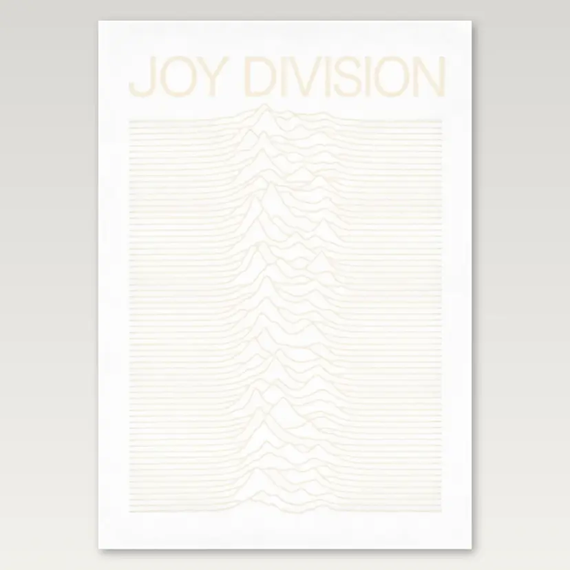 Joy Division Waves A4 Poster