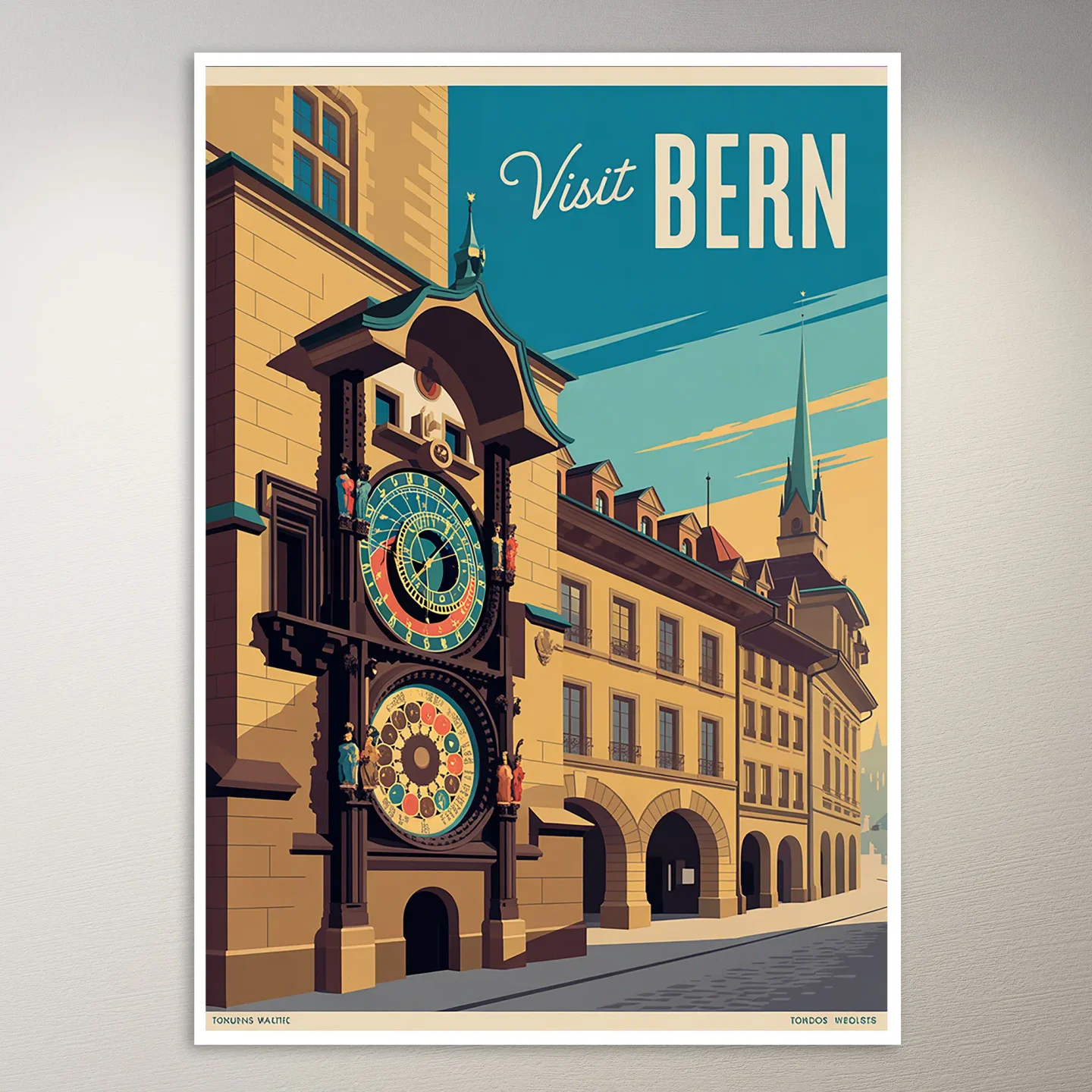 Bern Travel Poster