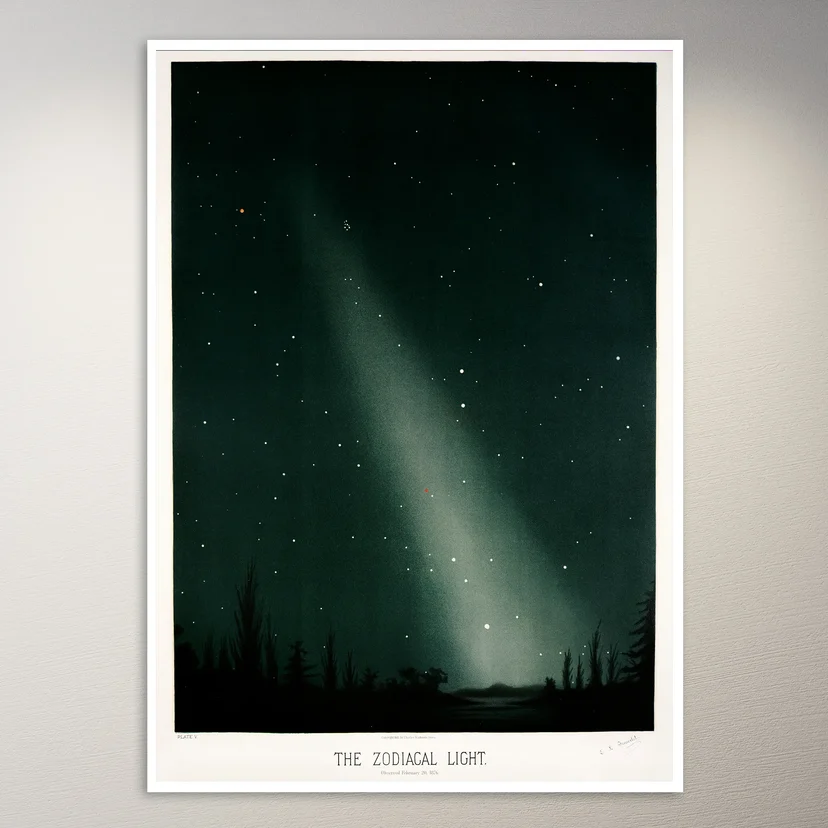The Zodiacal Light Observed Poster