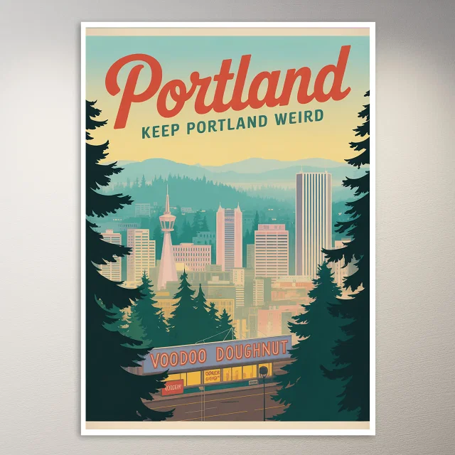 Portland Travel Poster