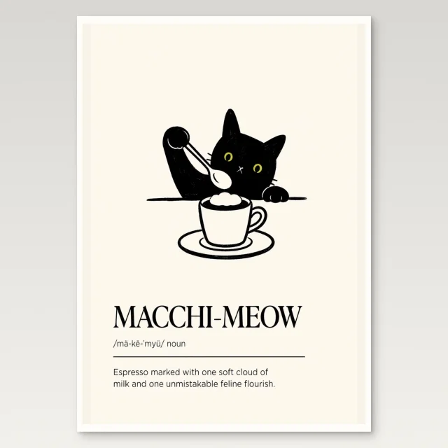 Macchi-Meow Poster