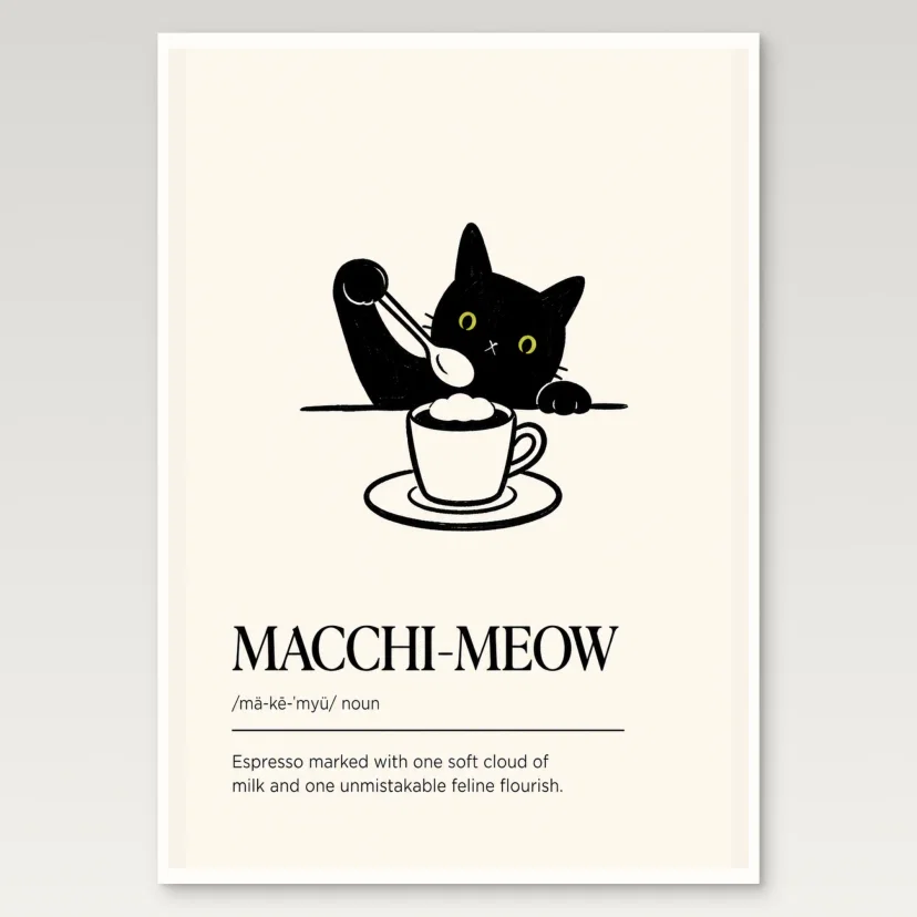 Macchi-Meow Poster