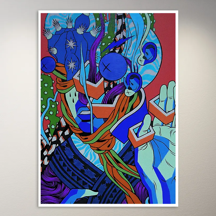 Trippy Art Poster