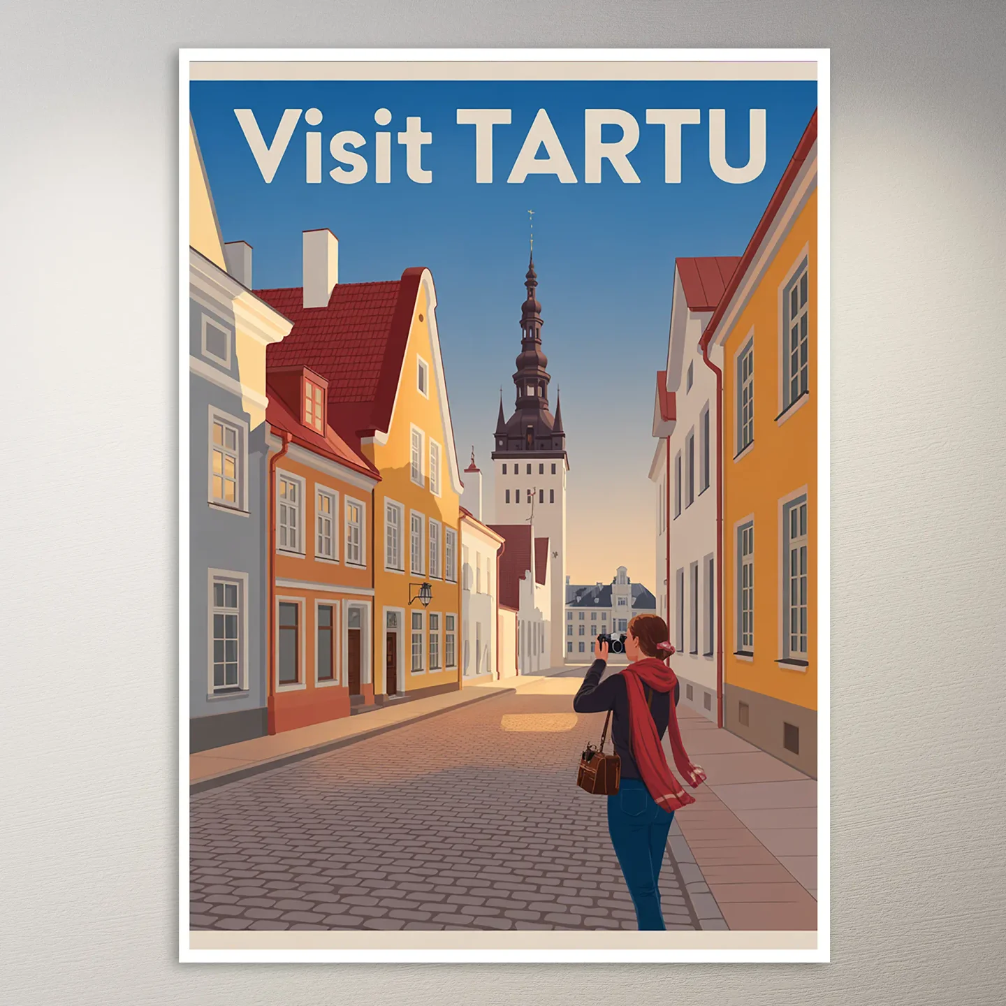 Tartu Travel Poster