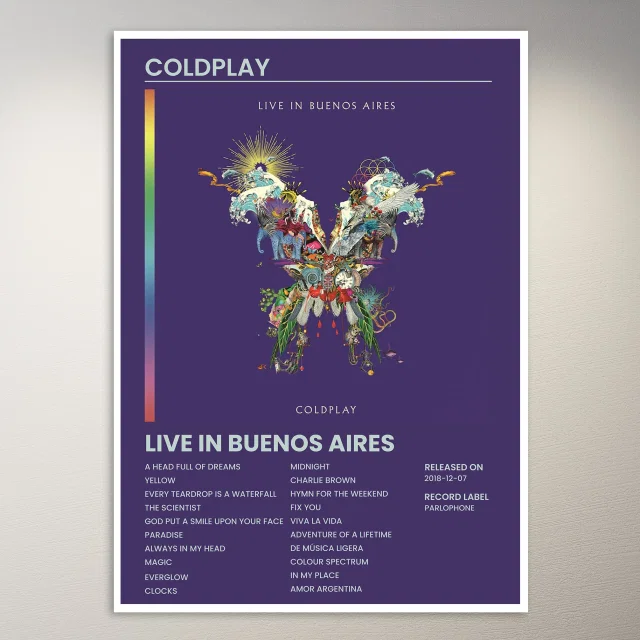 Coldplay Poster