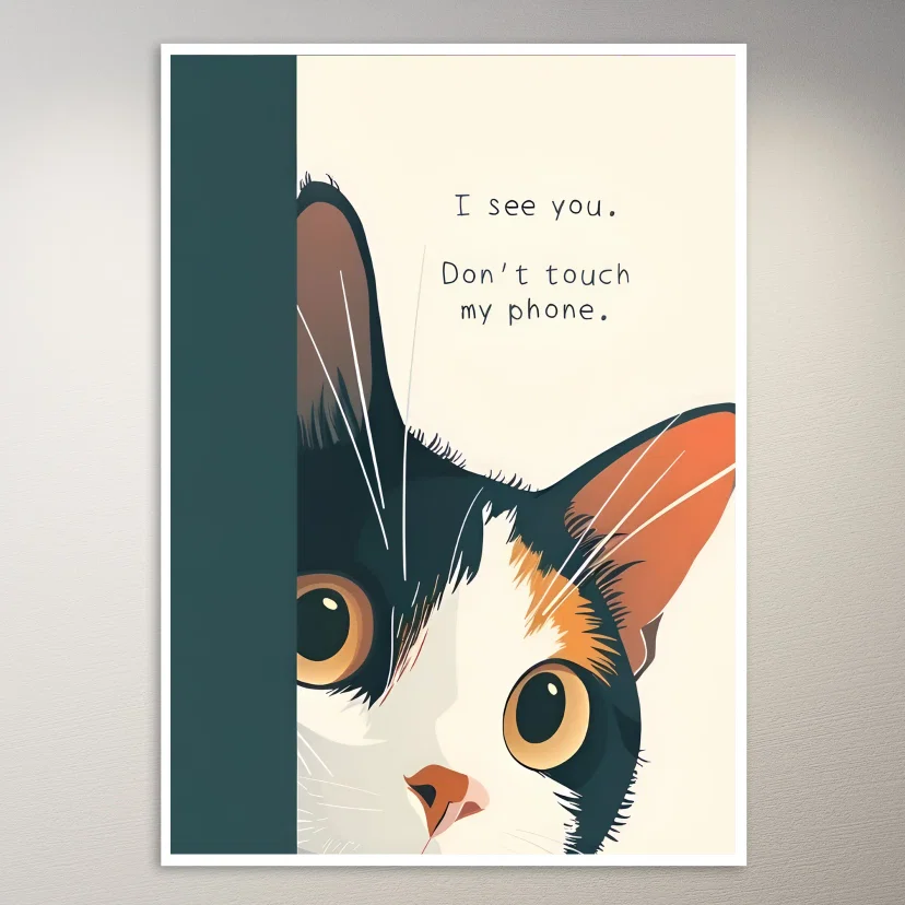 Don't Touch My Phone Poster