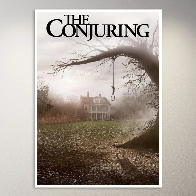Haunted Farmhouse Noose Poster