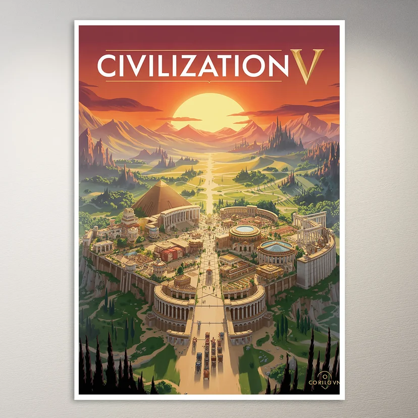 Civilization V Poster