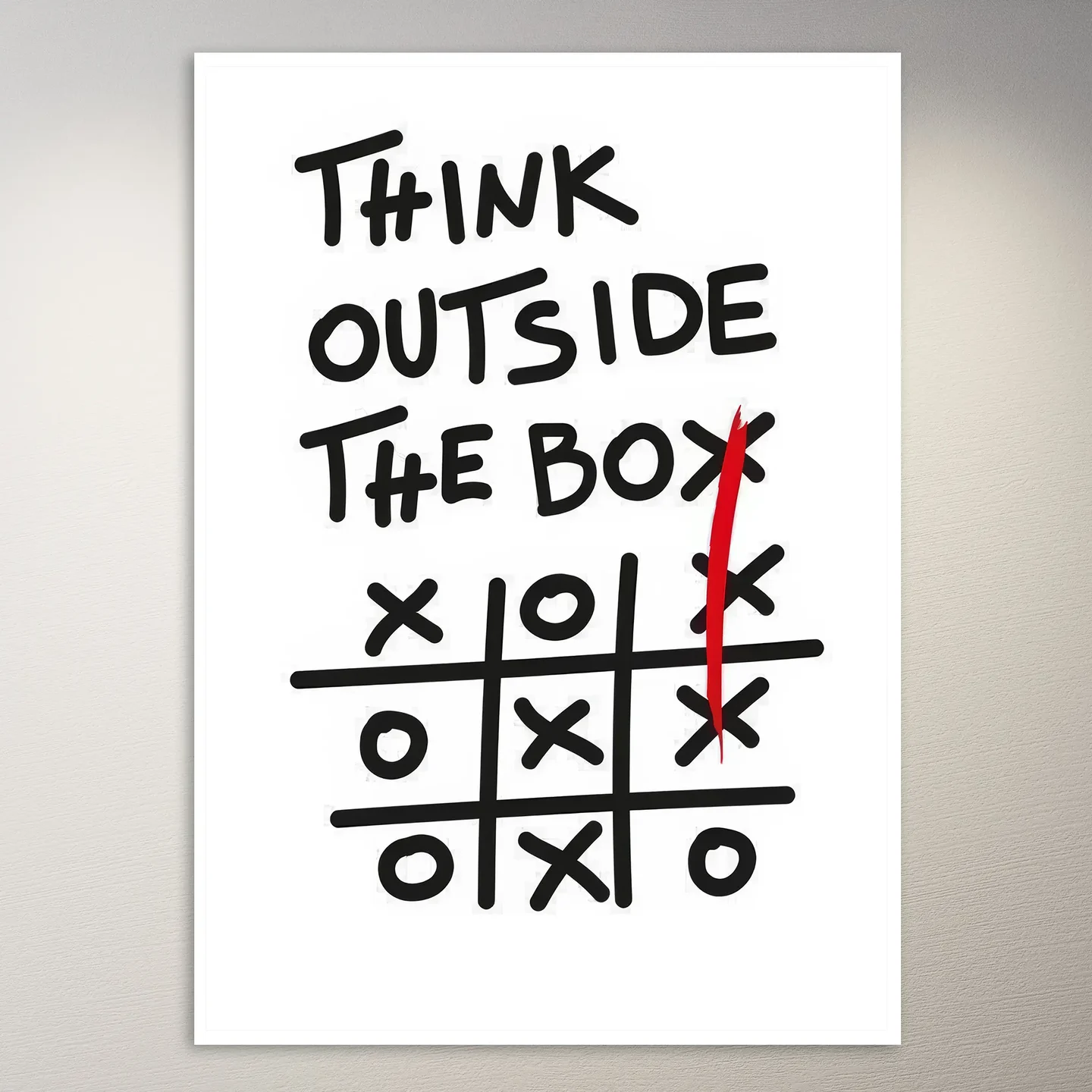 Think Outside the Box Poster