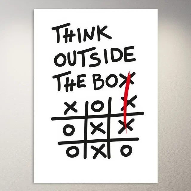 Think Outside the Box Poster