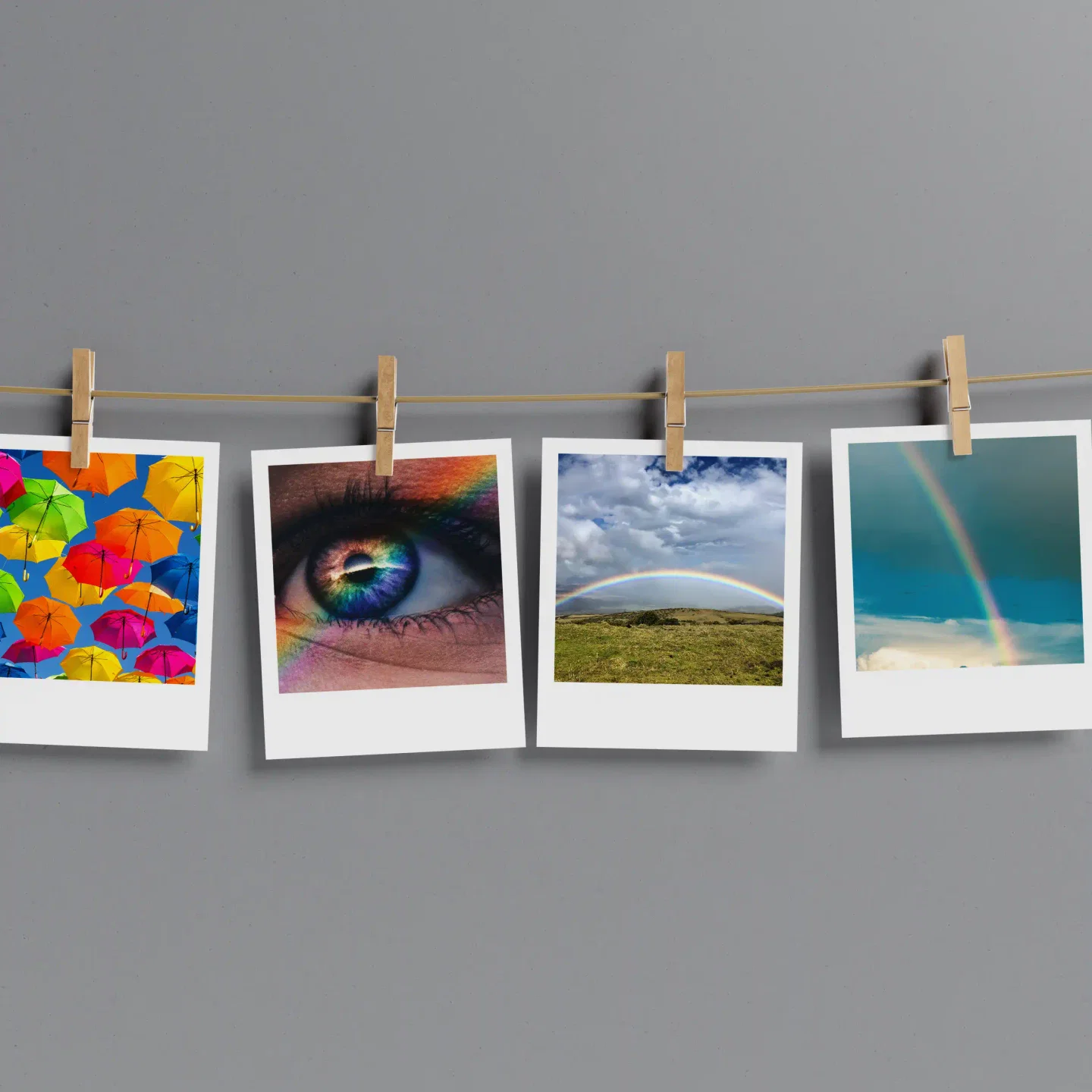 Rainbow Aesthetic Prints Set of 15