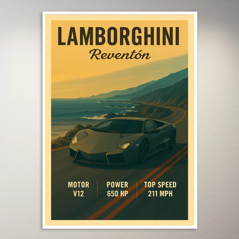 Lamborghini Reventon Roadster Poster