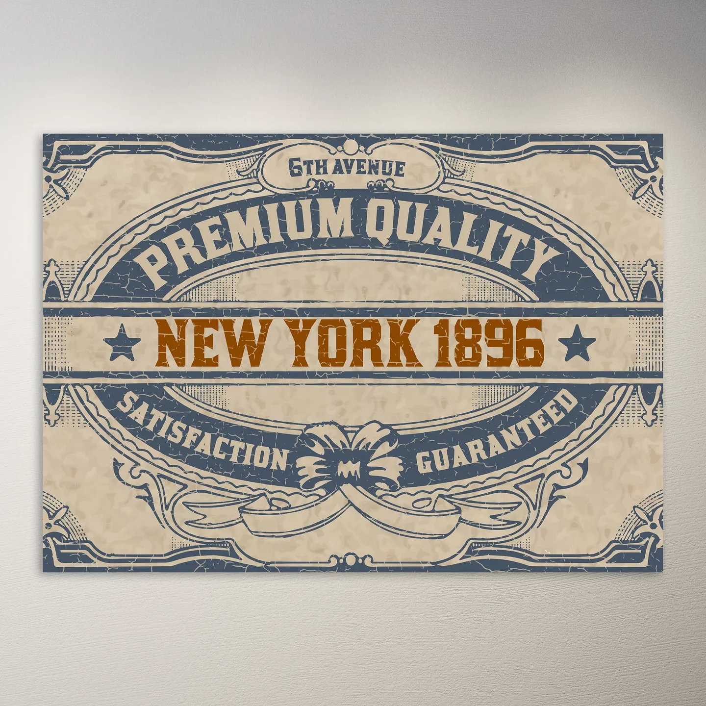 New York 1896 Poster | Vintage Poster