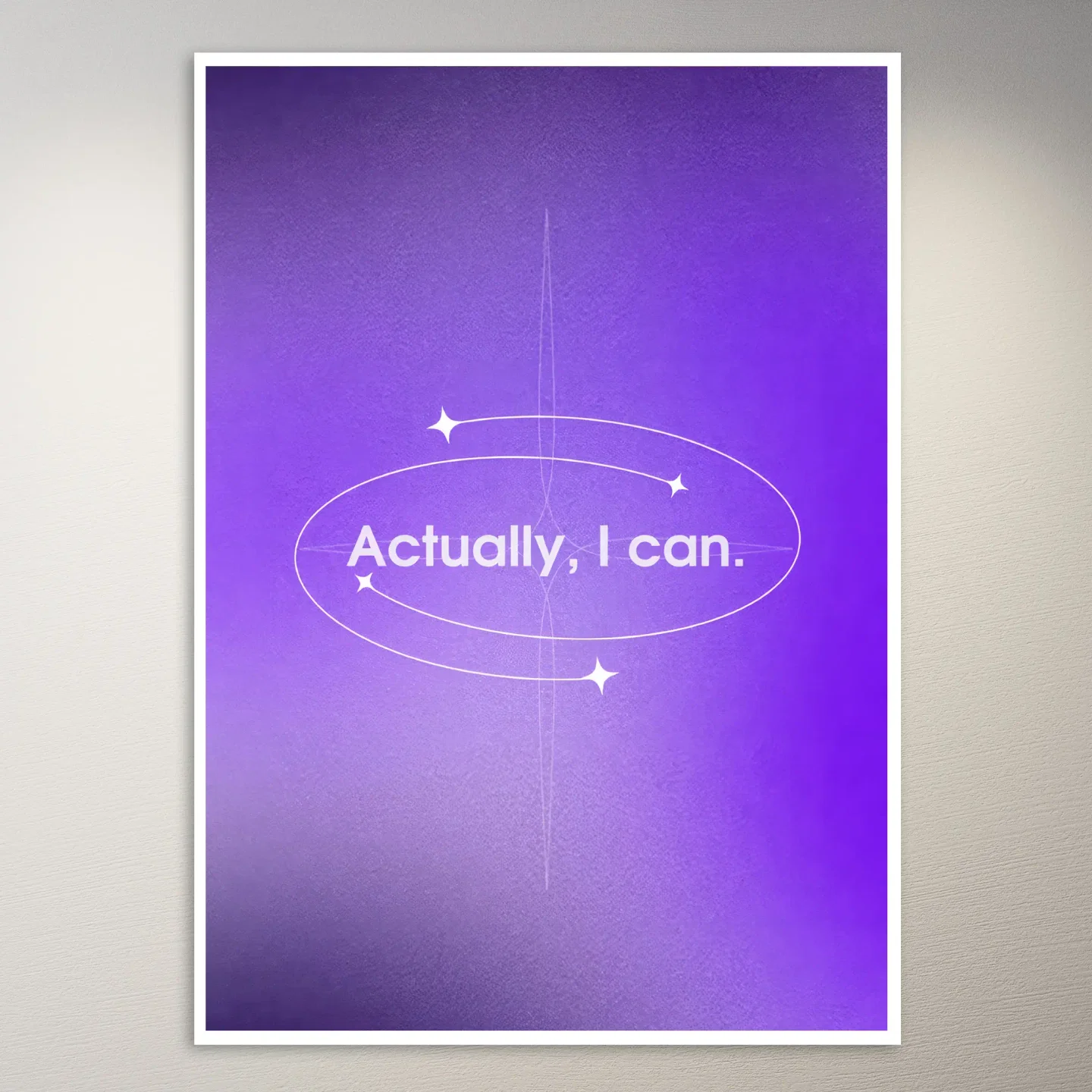 Actually, I Can. Poster