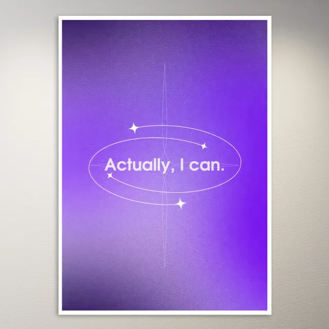 Actually, I Can. Poster