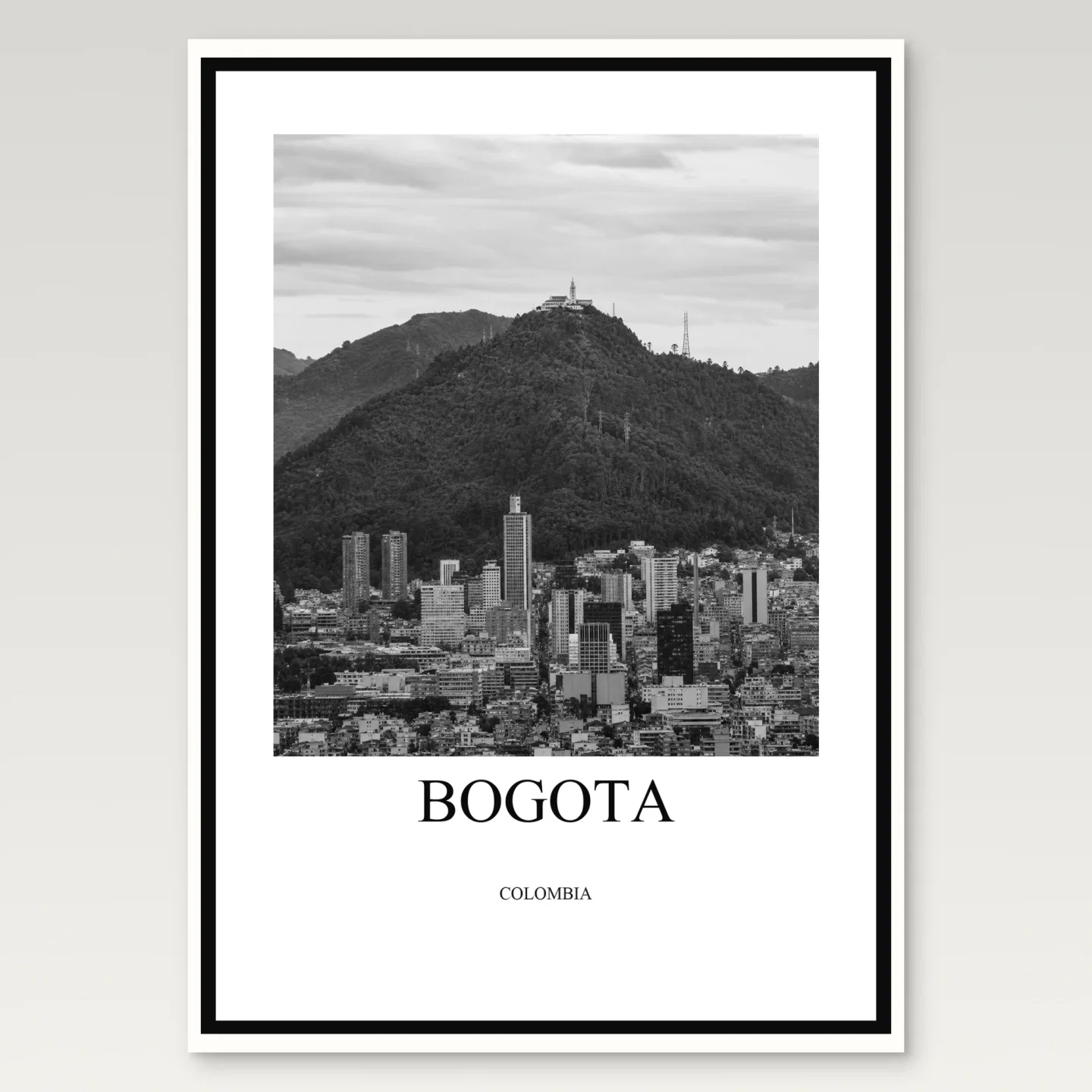 Bogota Poster mockup