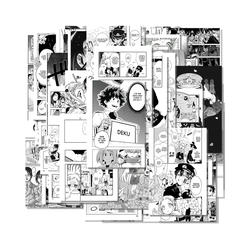 Manga Set of 100 Collage Kit