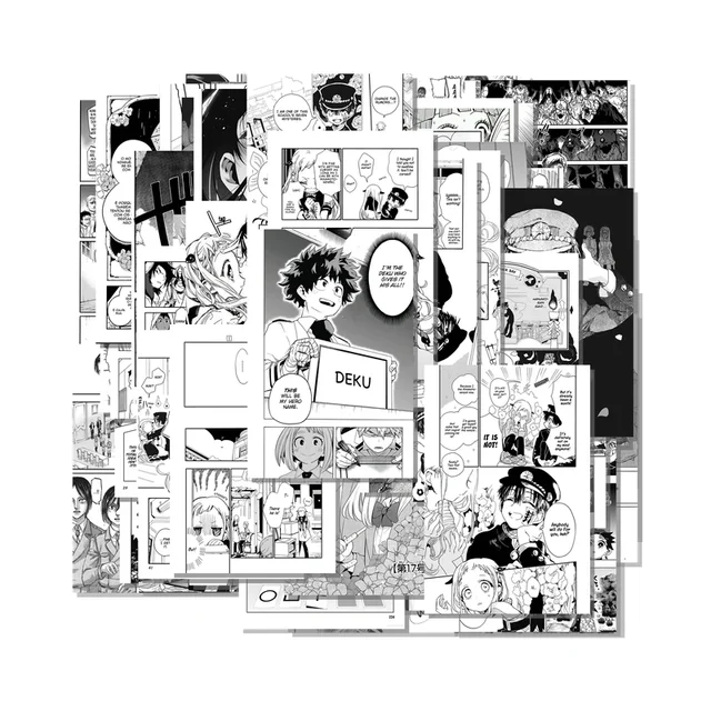 Manga Set of 100 Collage Kit