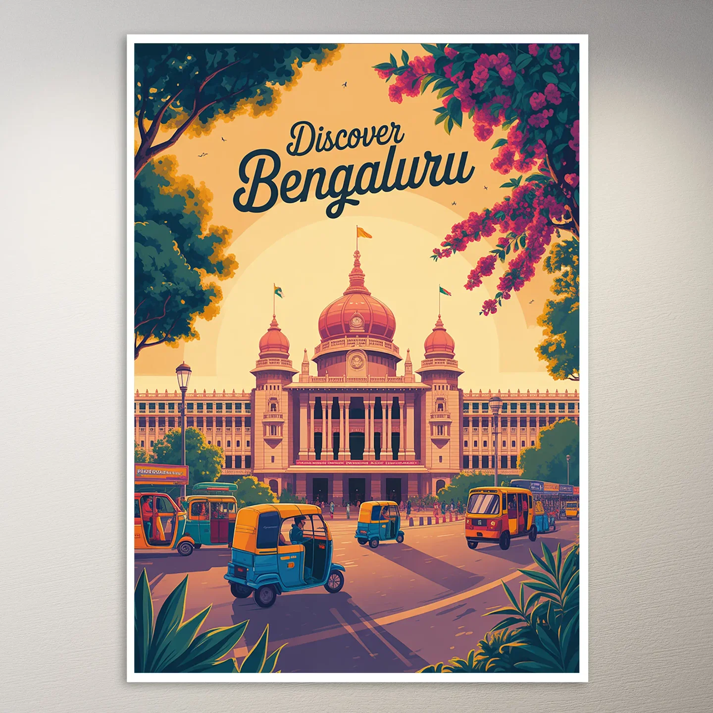 Bengaluru Travel Poster