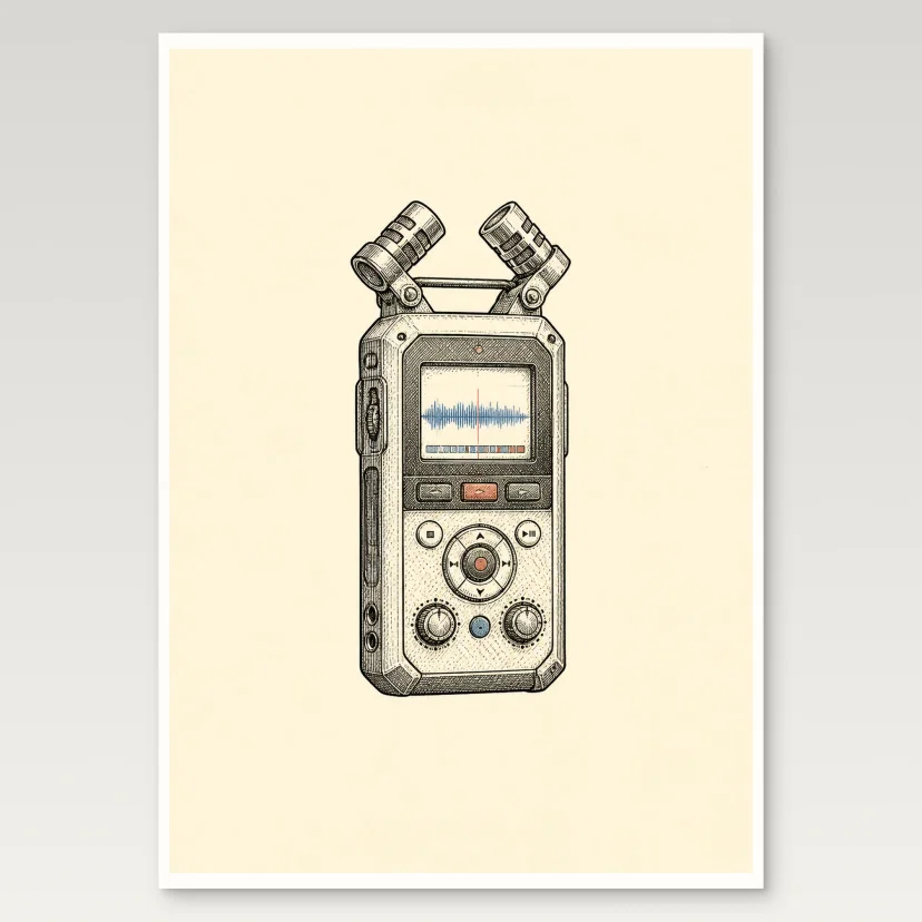 Field Recorder Poster