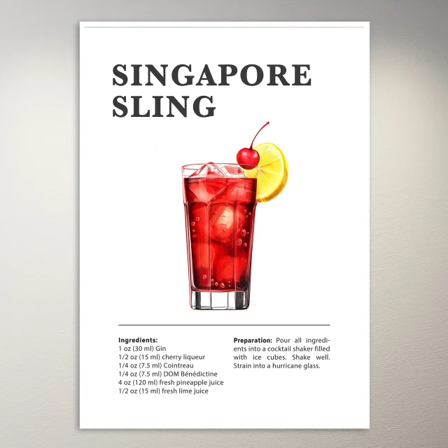 Singapore Sling Poster