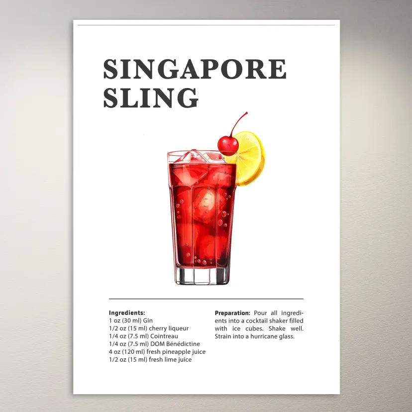 Singapore Sling Poster