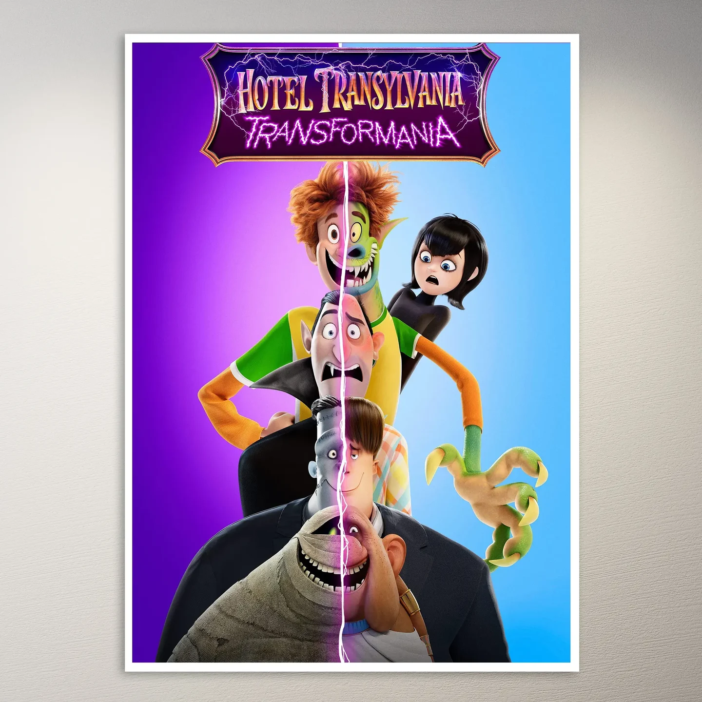 Hotel Transylvania Transformania Characters Poster
