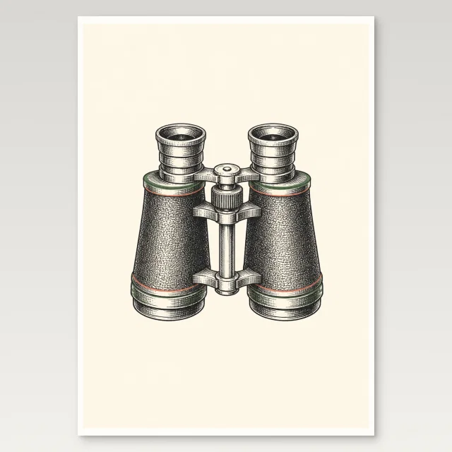 Binoculars Poster