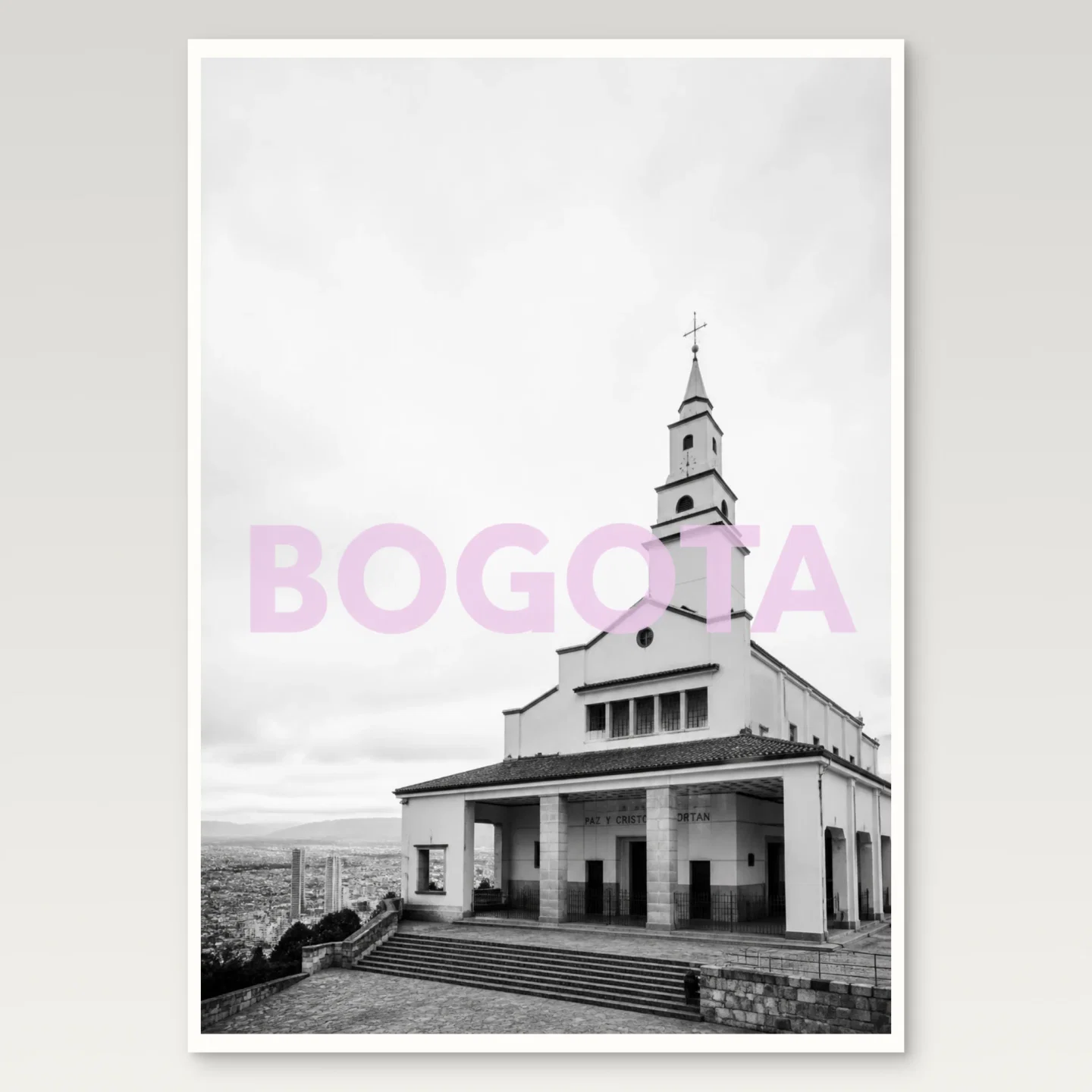 Bogota Poster mockup