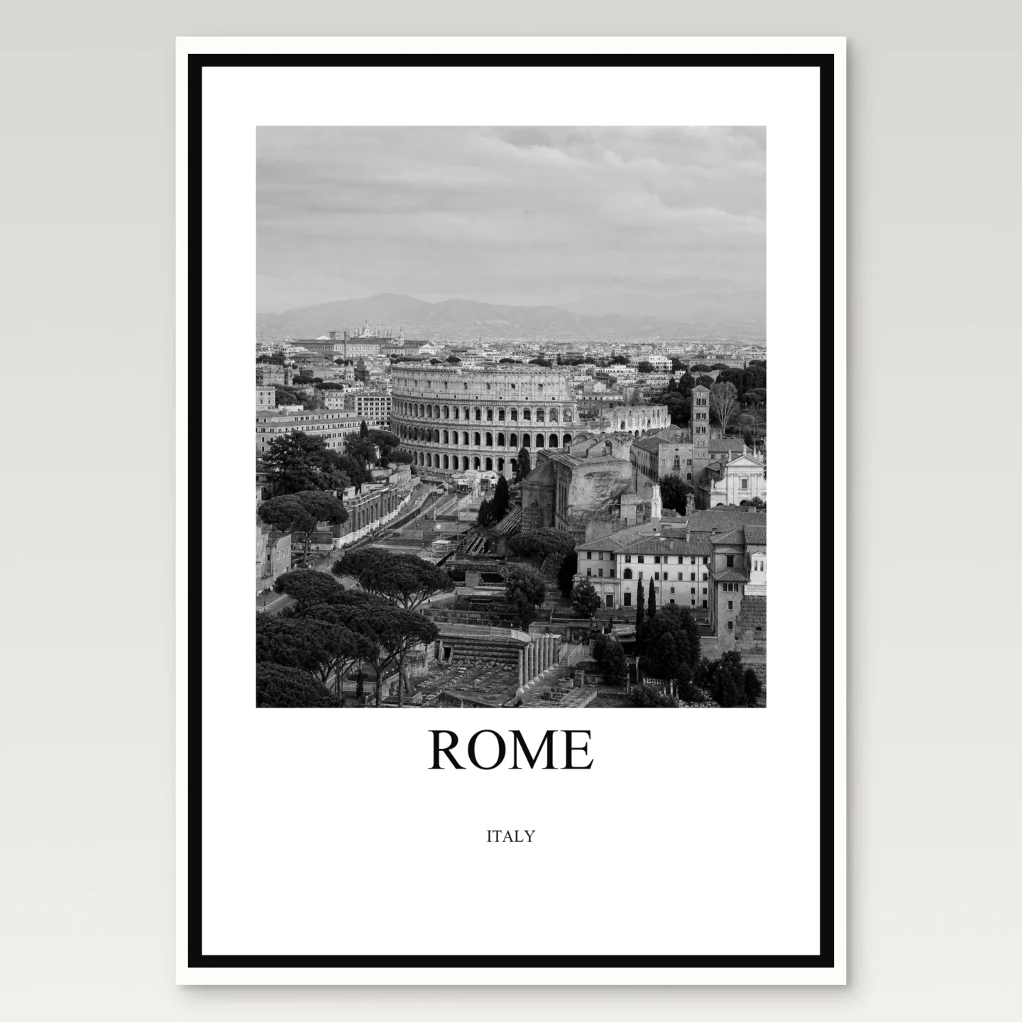 Rome Poster mockup