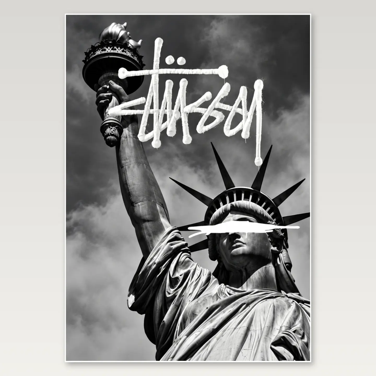 Liberty Streetwear A4 Poster mockup