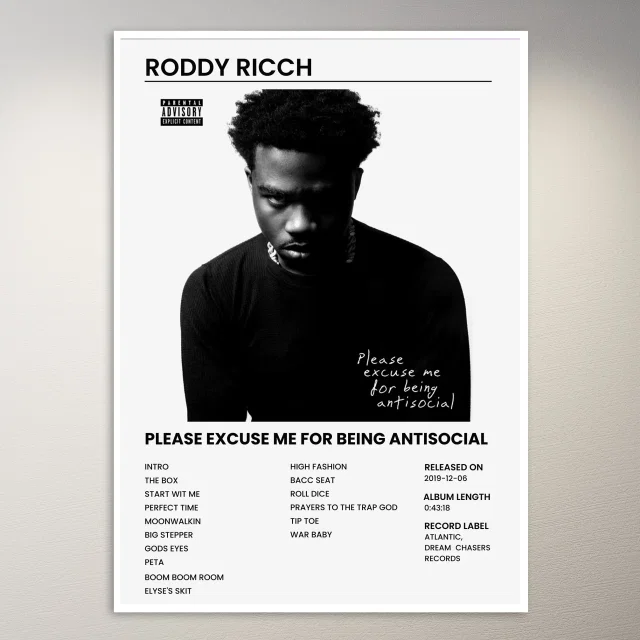 Roddy Ricch Poster