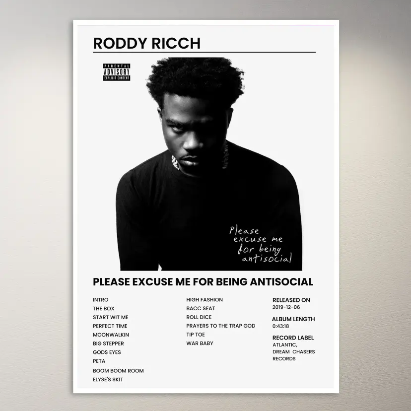 Roddy Ricch Poster