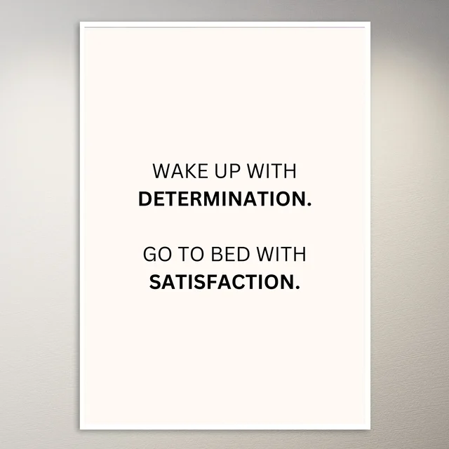 Motivational Quote Wall Poster