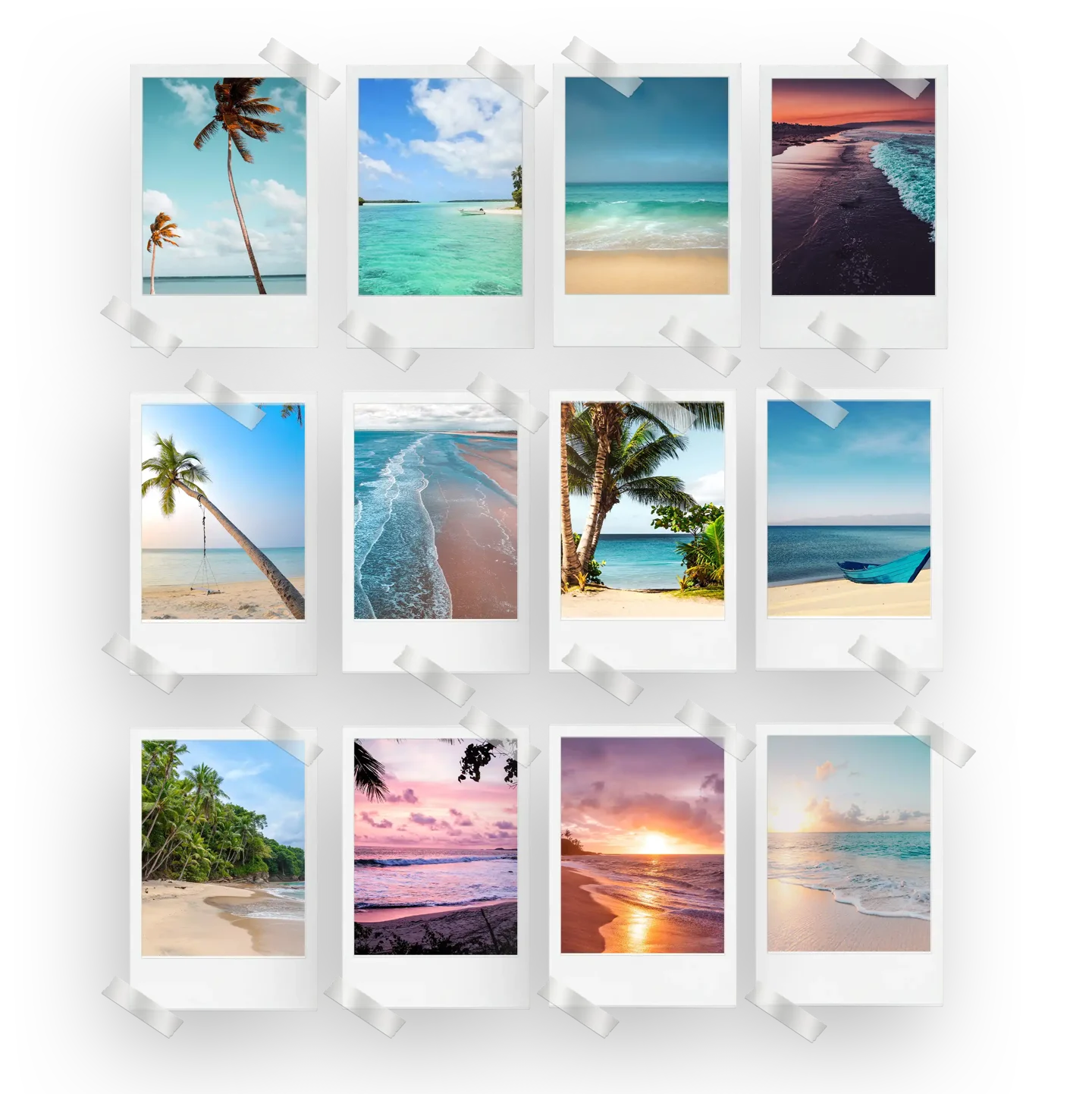 Beach Prints Set of 12